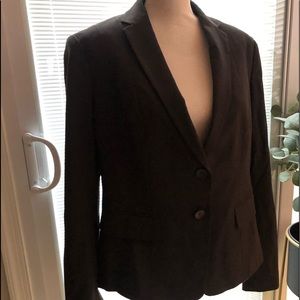 ANN TAYLOR Black Blazer Jacket Sz 12 NWT $169 (T-C5)